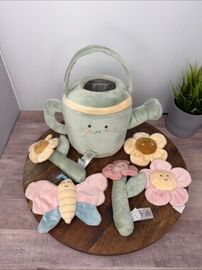 Mon Ami SPRING WATERING CAN ACTIVITY TOY Rattle set